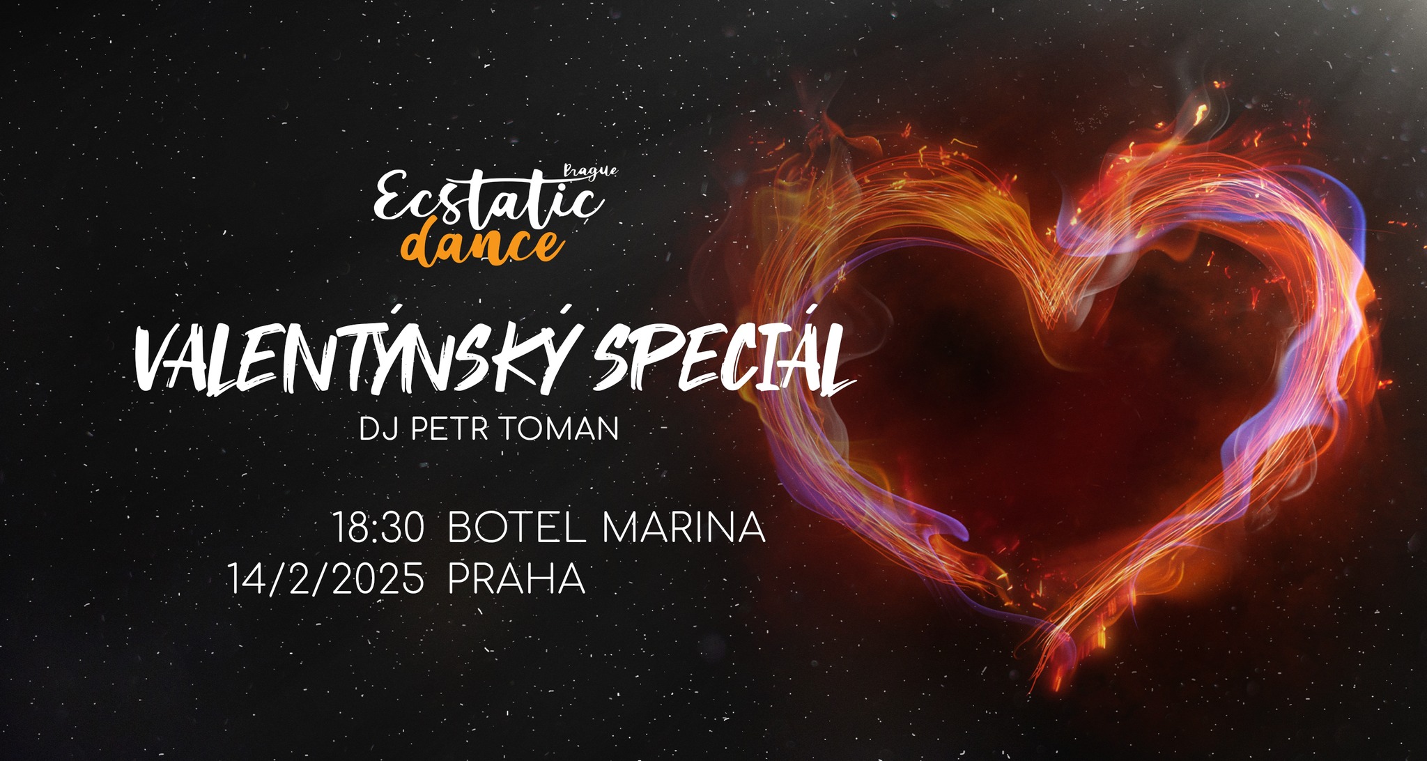 VALENTÝNSKÝ ECSTATIC DANCE SPECIÁL DJ Petr Toman (Orlický Ecstatic)
