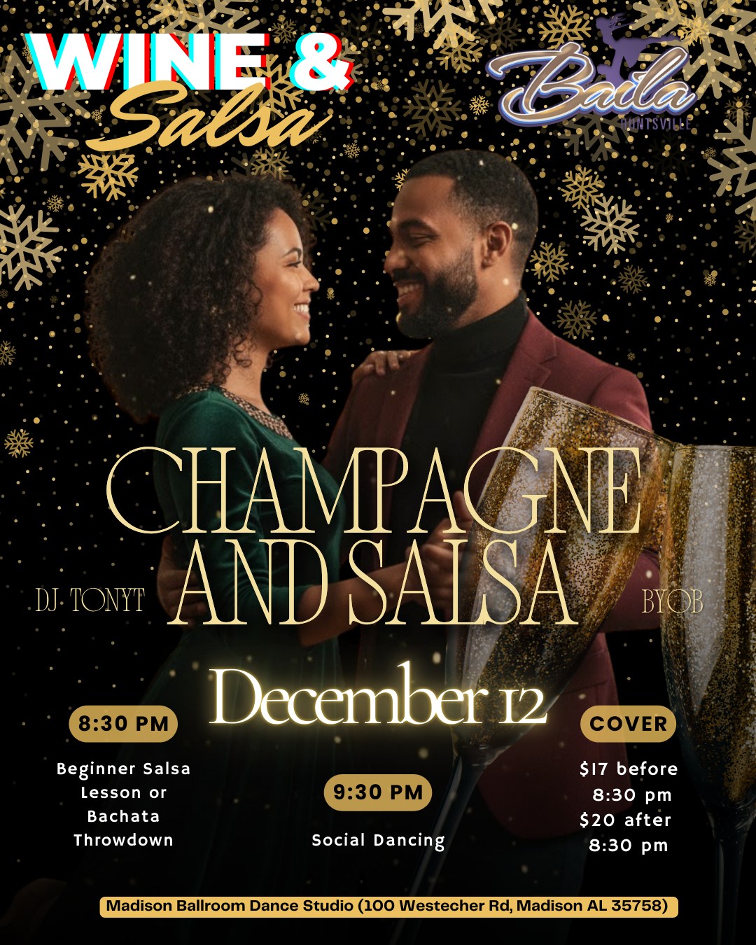 Wine & Salsa Fridays! Champagne and Salsa!π₯πΎ