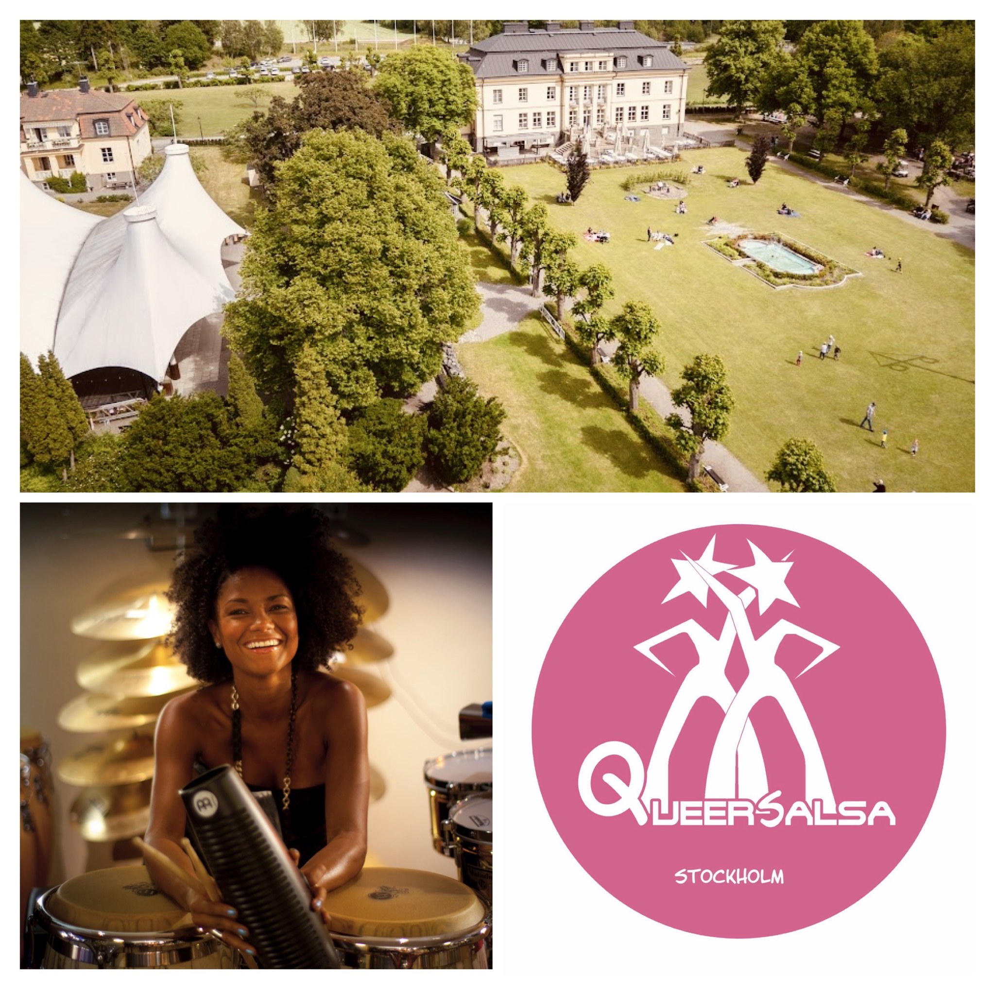 Hågelbyparken: Salsa & bachata! Live percussions med DJ Diva Cruz!