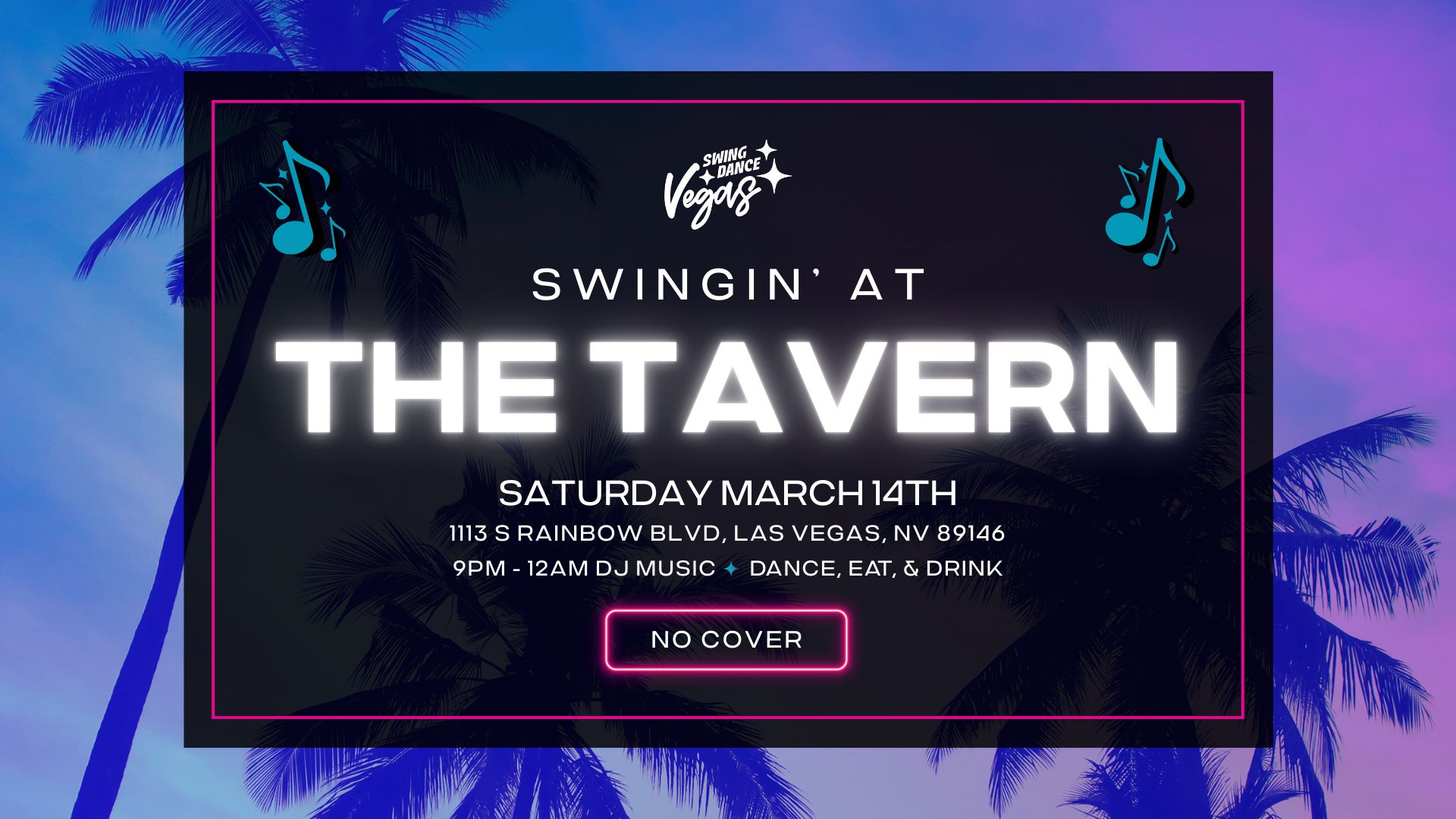 Saturday at The Tavern! - Dance, Eat, Drink