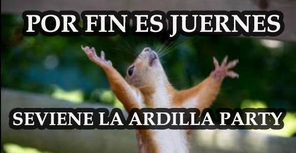 Ardilla Party - 22 de Septiembre