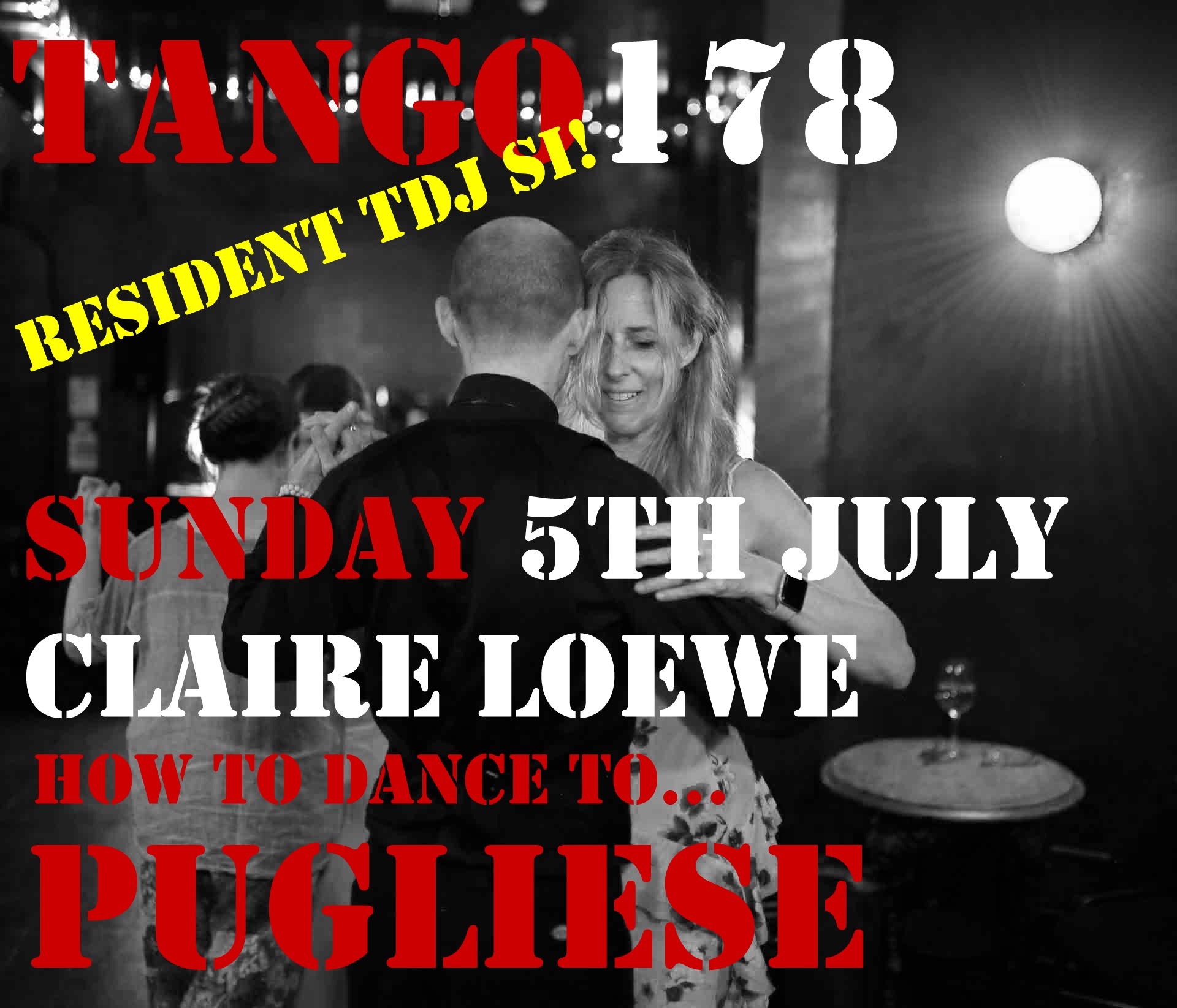Tango178 Classes: "PUGLIESE" with Claire Loewe + Social