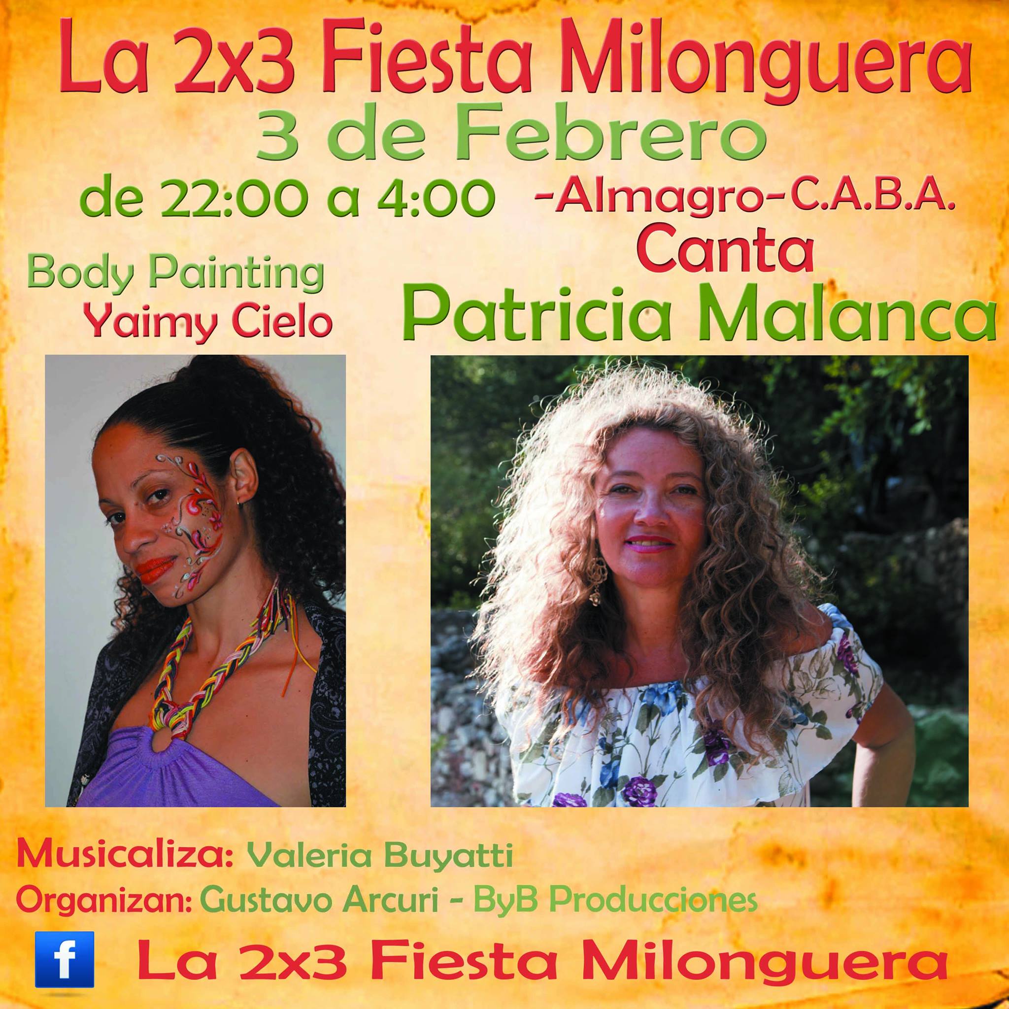 La 2x3 Fiesta Milonguera del 3 de Febrero de 2018