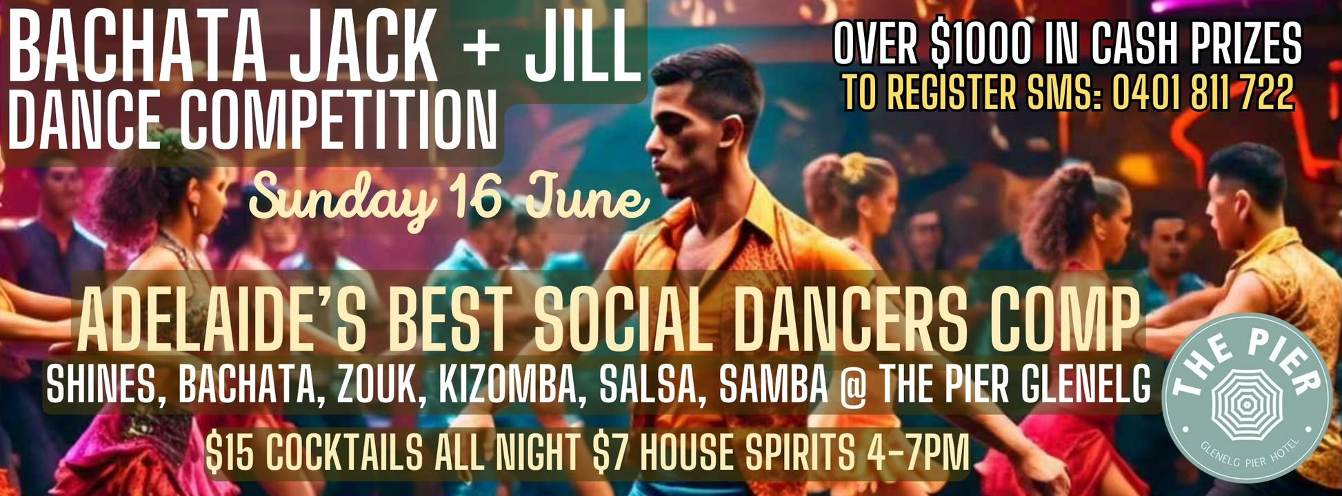 BACHATA Jack + Jill Dance Competition at The Pier, Glenelg