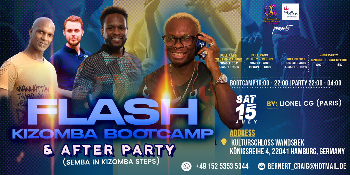 FLASH Semba Kizomba Bootcamp By Lionel CG (Paris) After Party By Star DJ Pelnice.