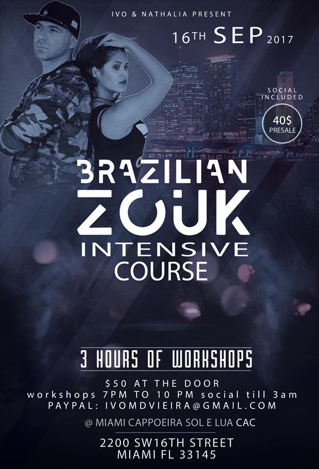 Brazilian Zouk Intensive Course- W Nathalia & Ivo
