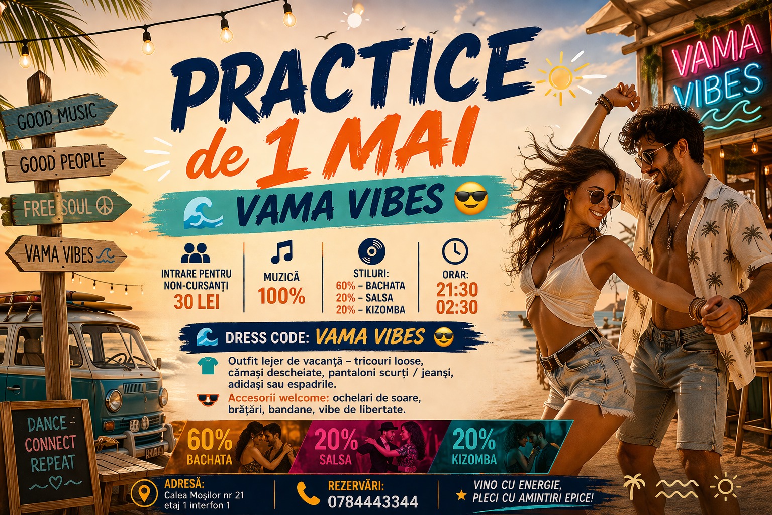 🔥 PRACTICE PARTY 1 MAI VAMA VIBES 🌊😎