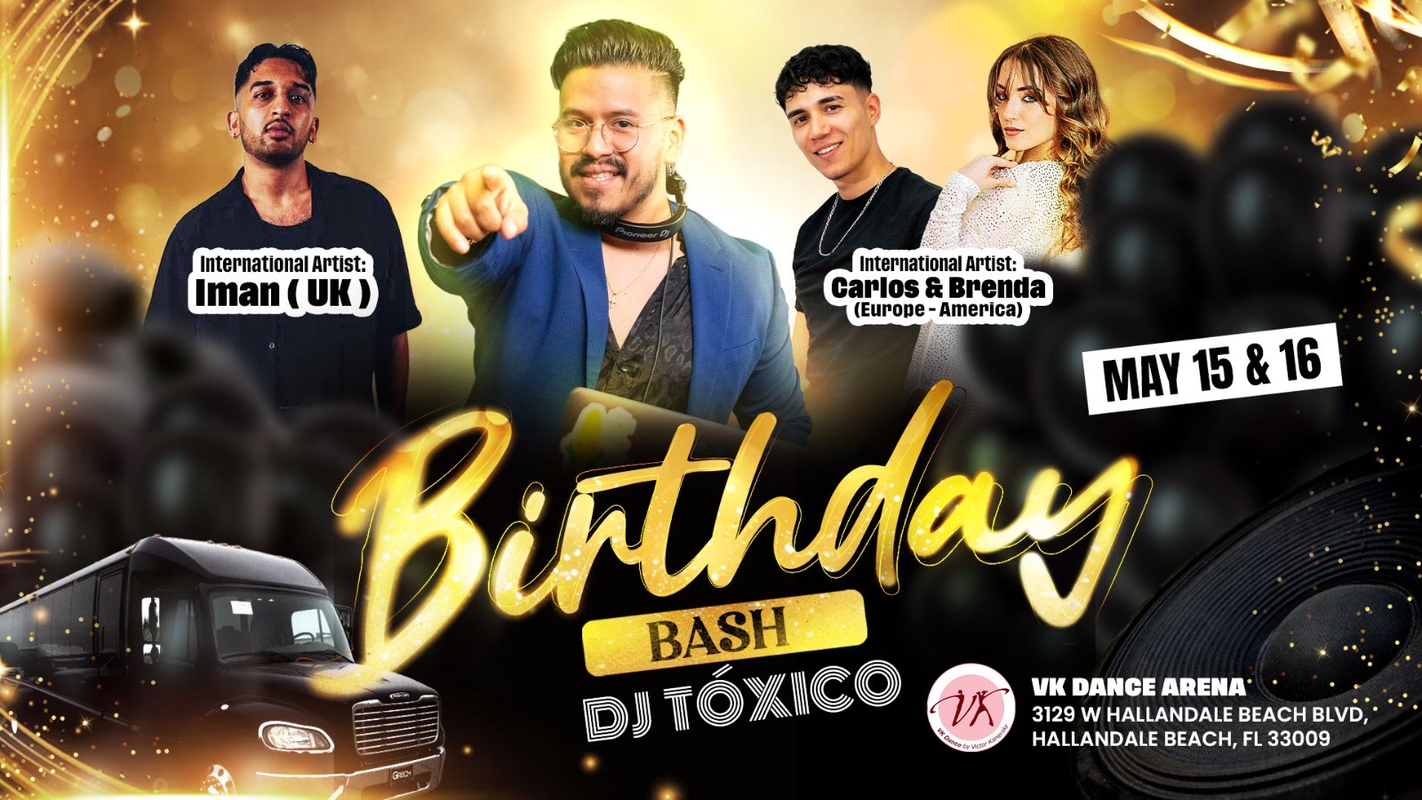 ‼️BACHATA OVERDOSE SPECIAL EVENT: DJ TOXICO BIRTHDAY BASH🎉SATURDAY MAY 16🔥FT. INTERNATIONAL ARTIST