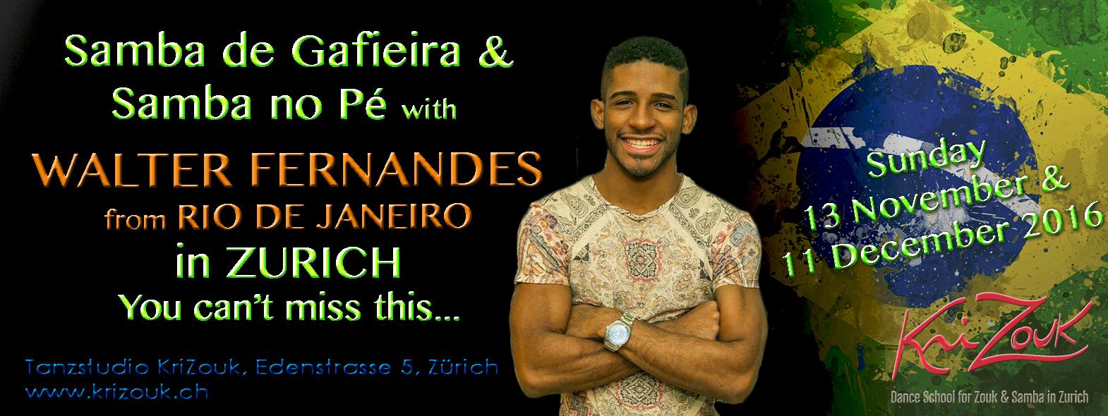 Samba Workshops mit Walter Fernandes