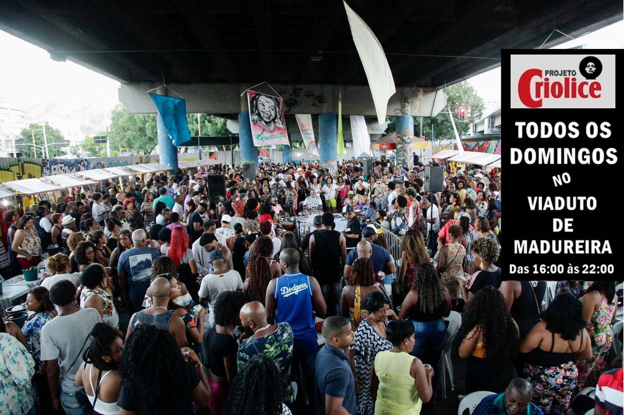 Projeto Criolice l Viaduto de Madureira l Todo domingo