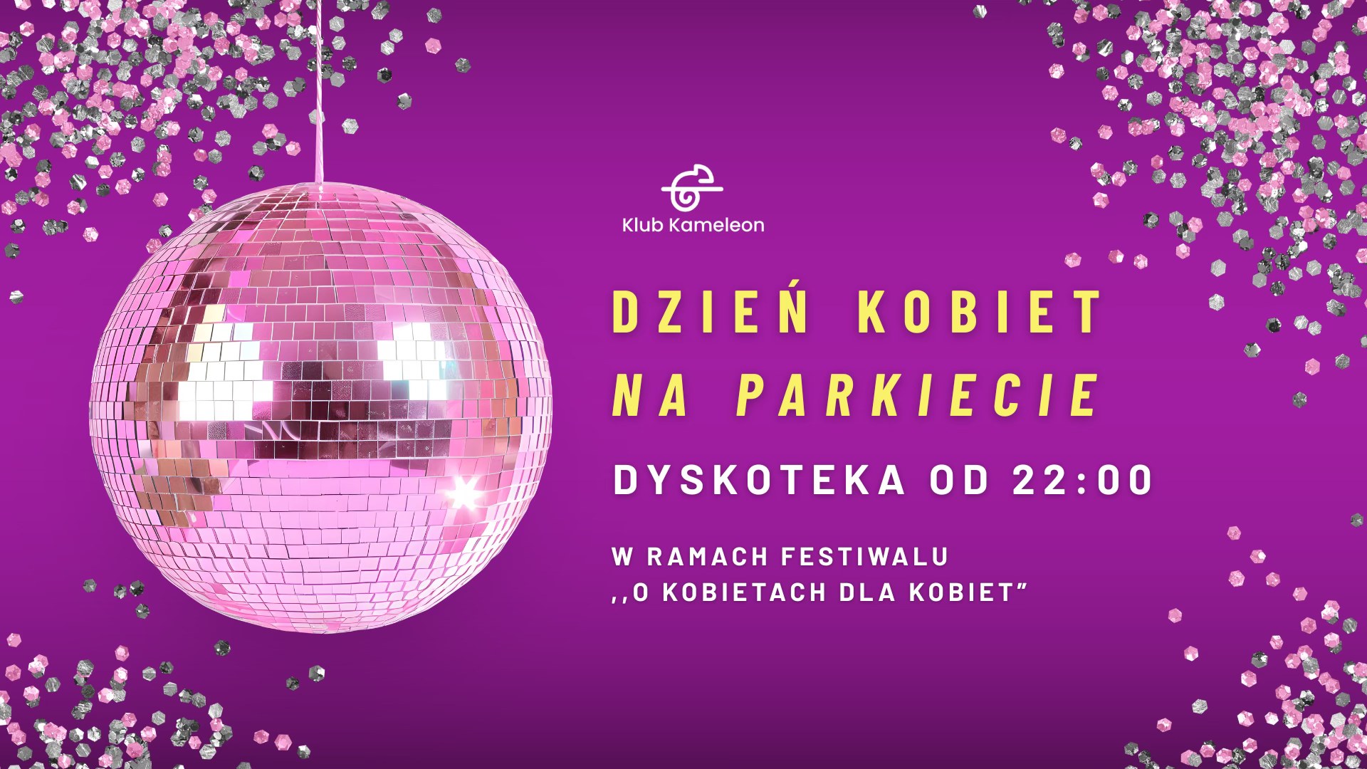 Dzień Kobiet na parkiecie 💃🪩 Dyskoteka w Ostrowcu Świętokrzyskim
