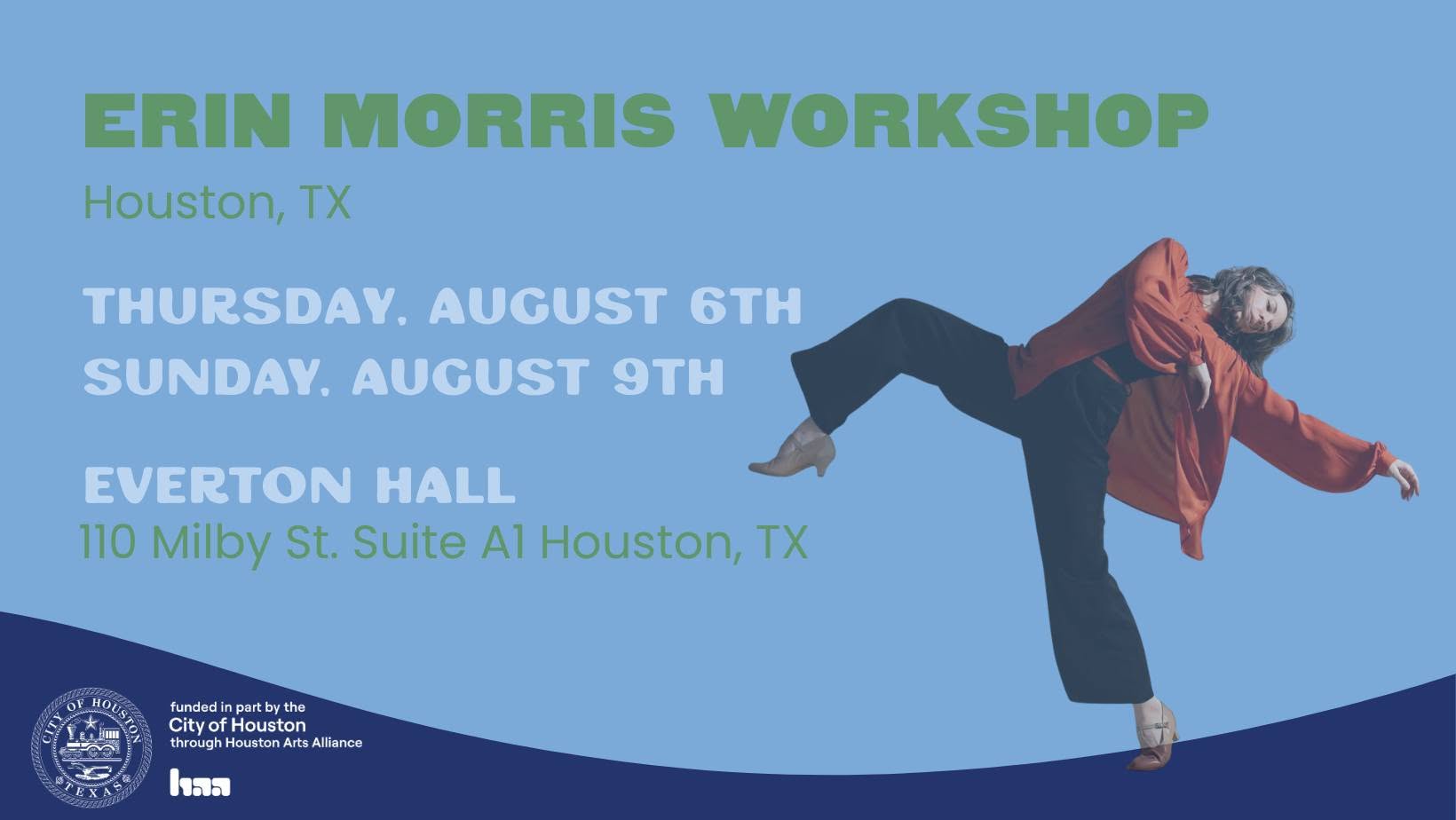 Partnered Lindy hop with Erin Morris!