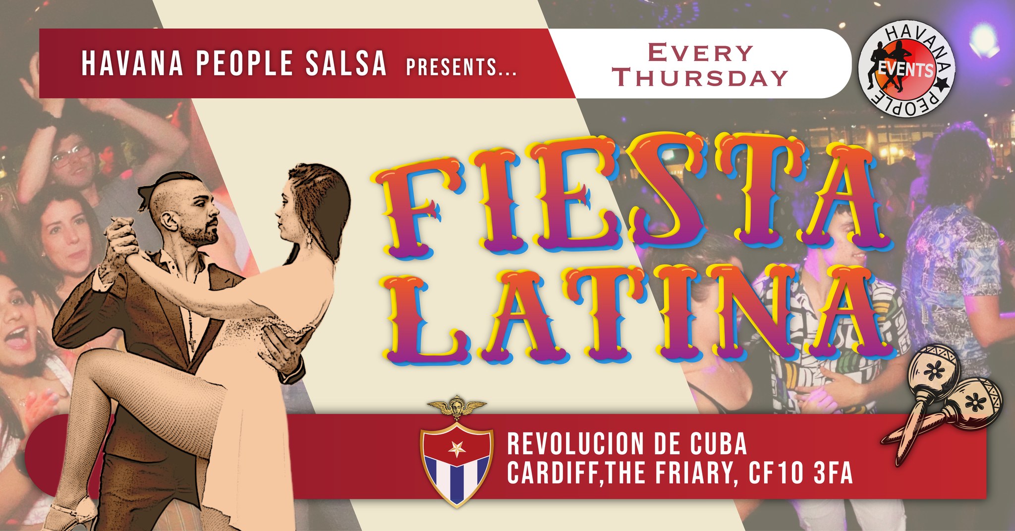 Fiesta Latina - Salsa, Bachata, Reggaeton Party in Cardiff - DJ Fido & Havana People