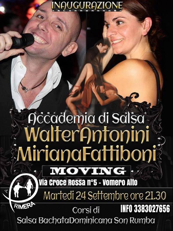Inaugurazione il 24 ore 21.30 PROVA GRATUITA