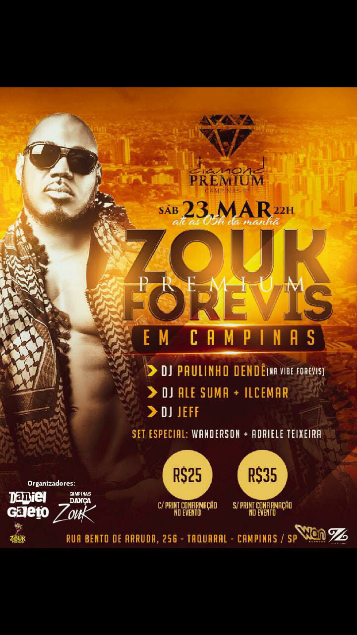 Zouk Forevis Premium em Campinas