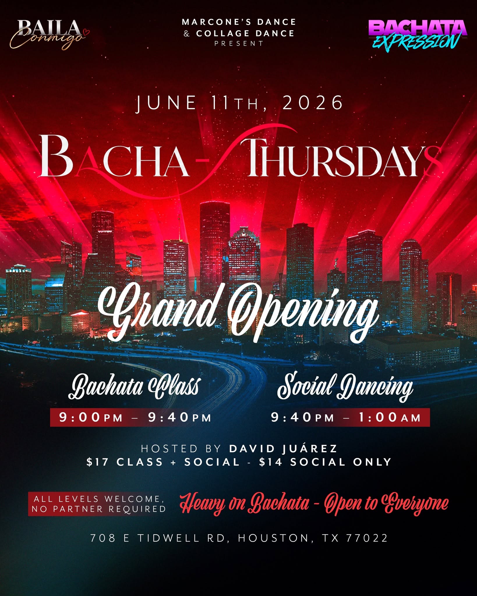 Grand Opening of BachaThursdays on June 11th