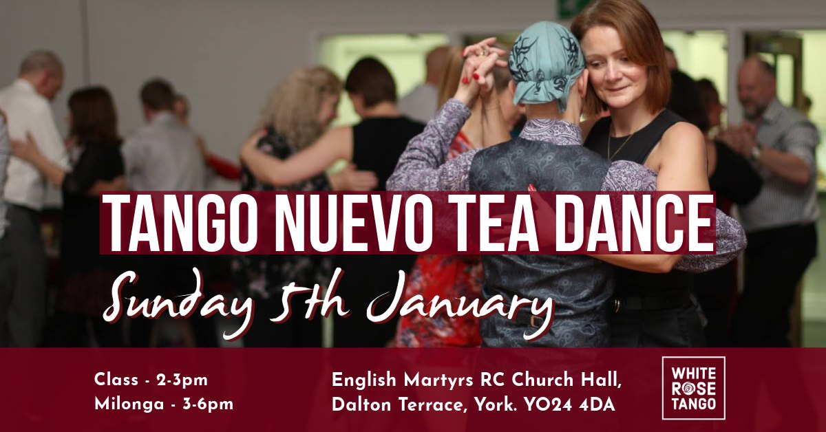 CANCELLED: White Rose Tango *JANUARY* tea dance