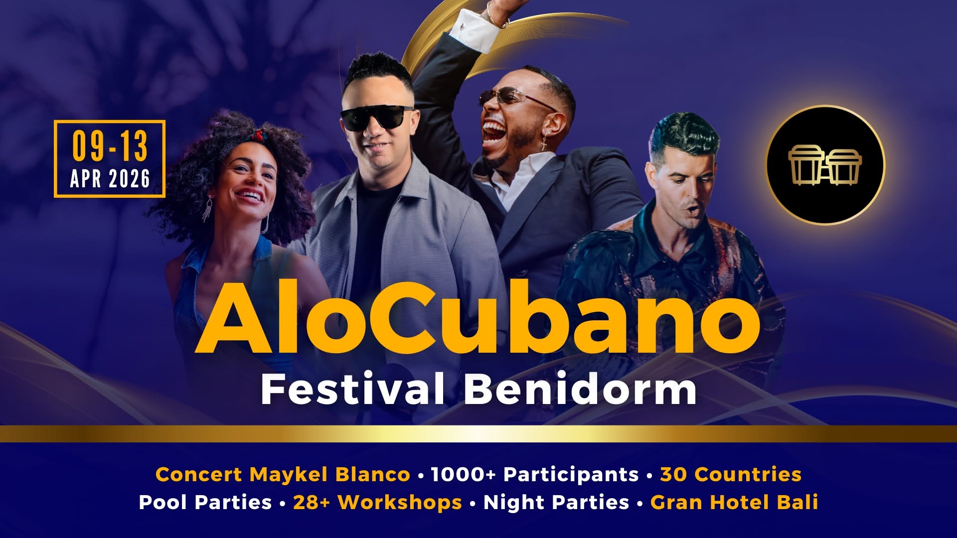 AloCubano Benidorm 2026 MAYKEL BLANCO LIVE The Cuban Festival in the Miami of Europe