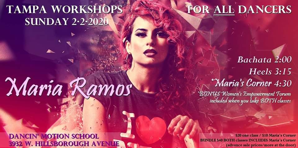 Maria Ramos Workshops in TAMPA