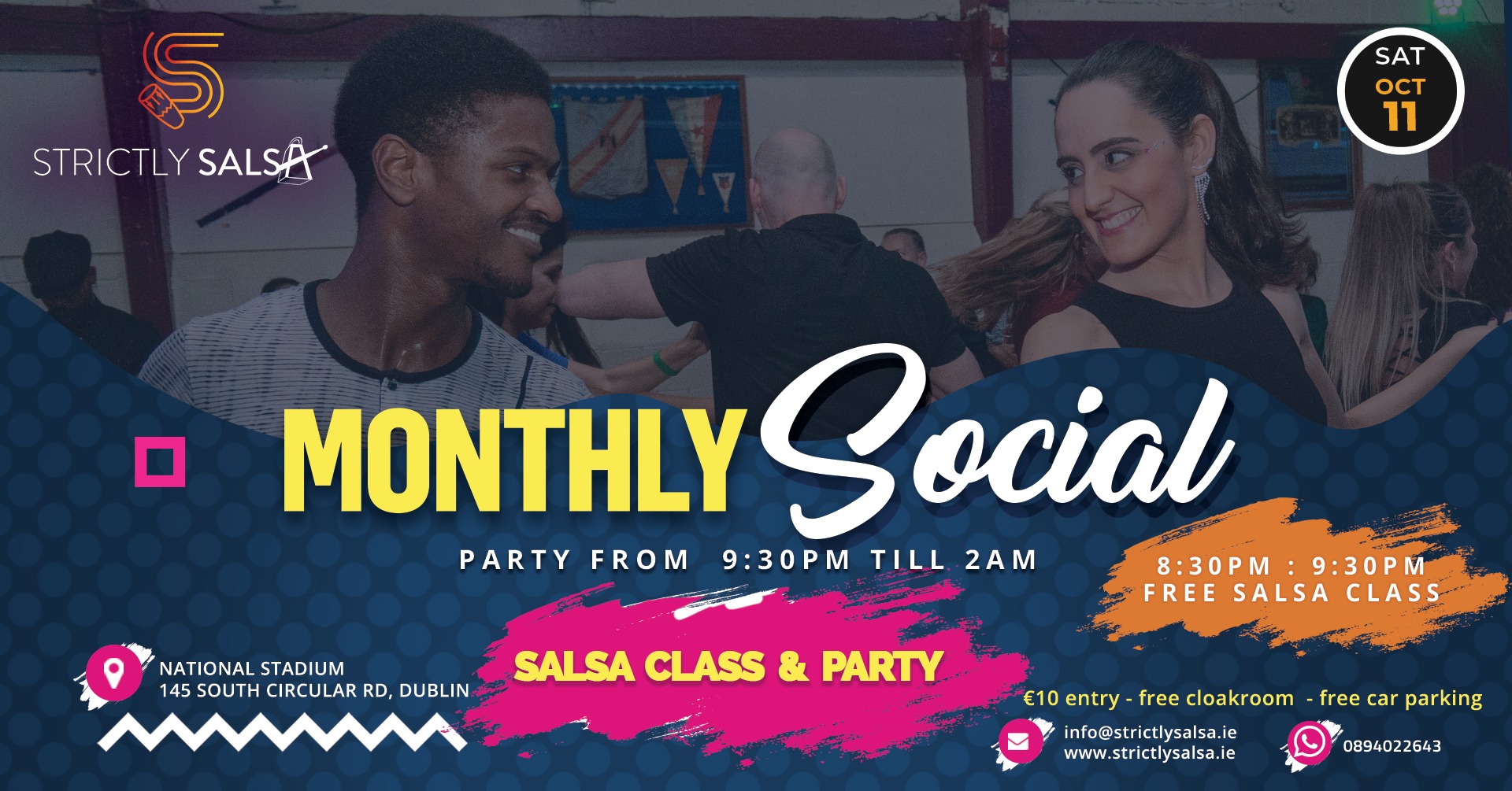 Strictly Salsa - October Monthly Social with FREE Salsa Class
