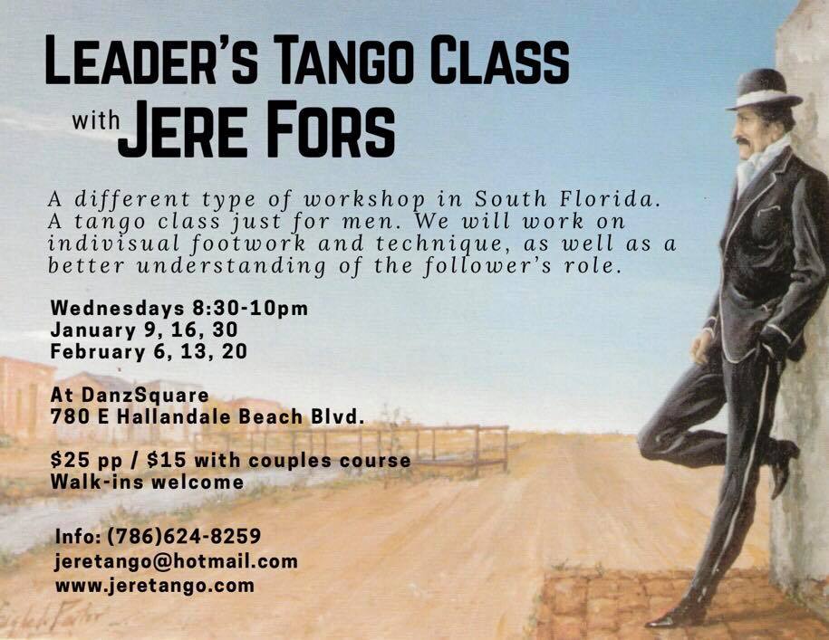 Leader’s Tango Class with Jere Fors