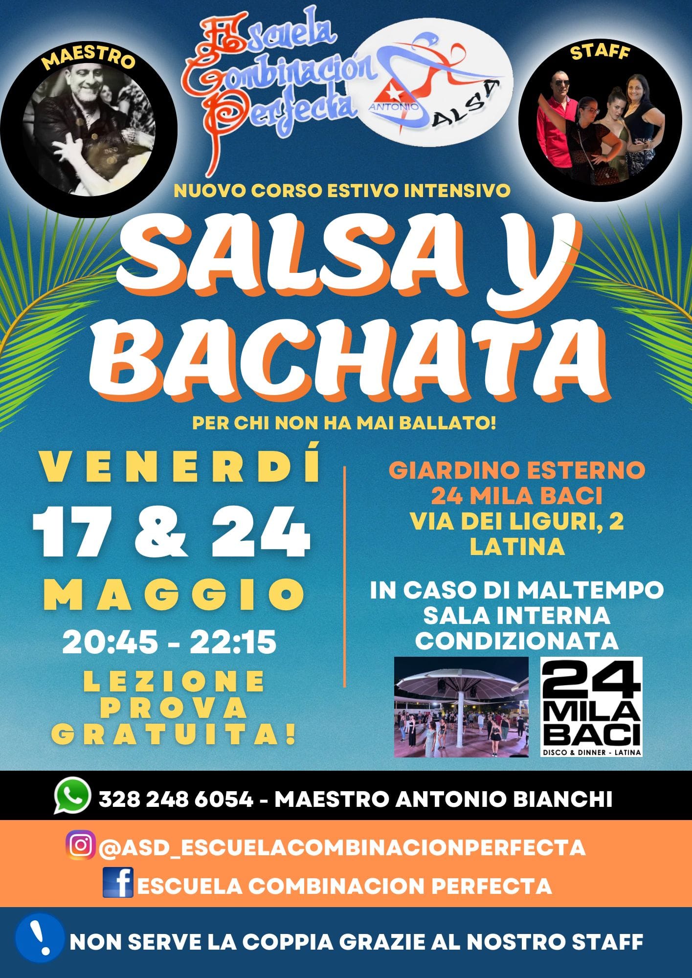 corso principianti salsa y bachata