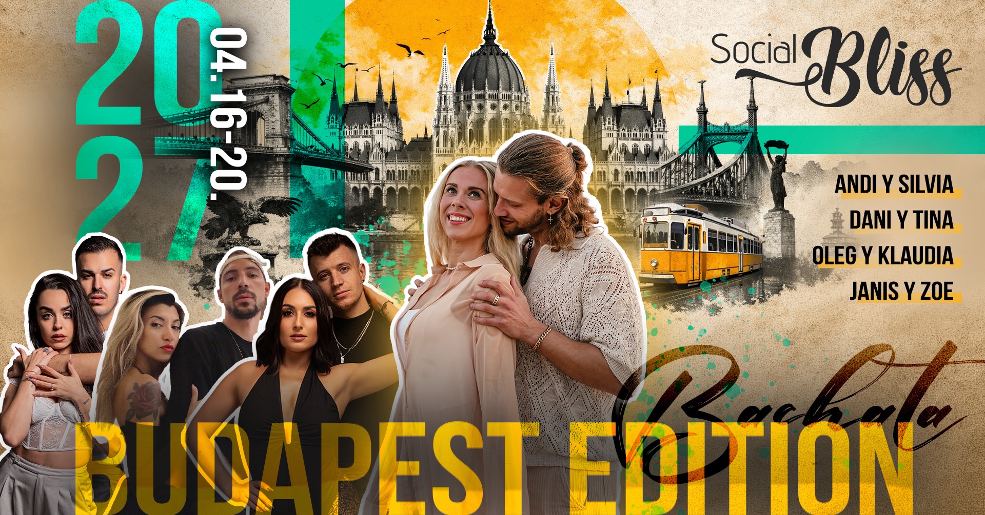 Social Bliss Budapest Edition - 100% Bachata Festival & Geneva Qualifier