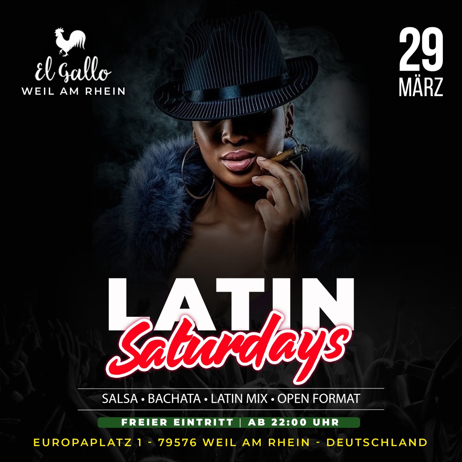 LATIN SATURDAY Ab 22:00Uhr Eintritt Frei