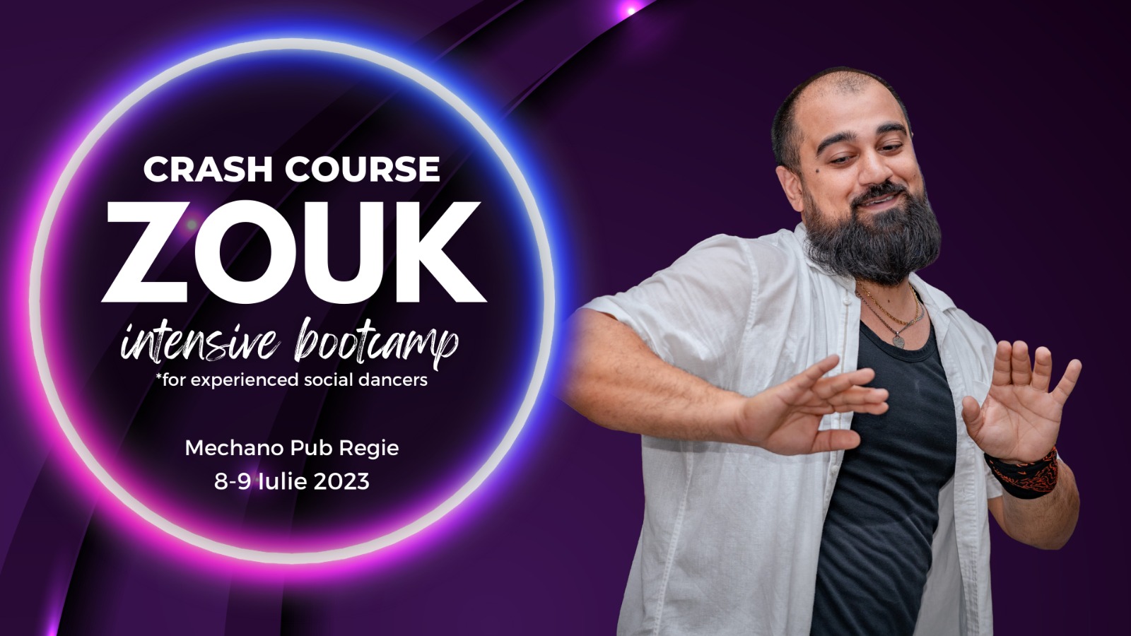 Brazilian Zouk Intensive Crash Course - Intensive bootcamp for experienced social dancers