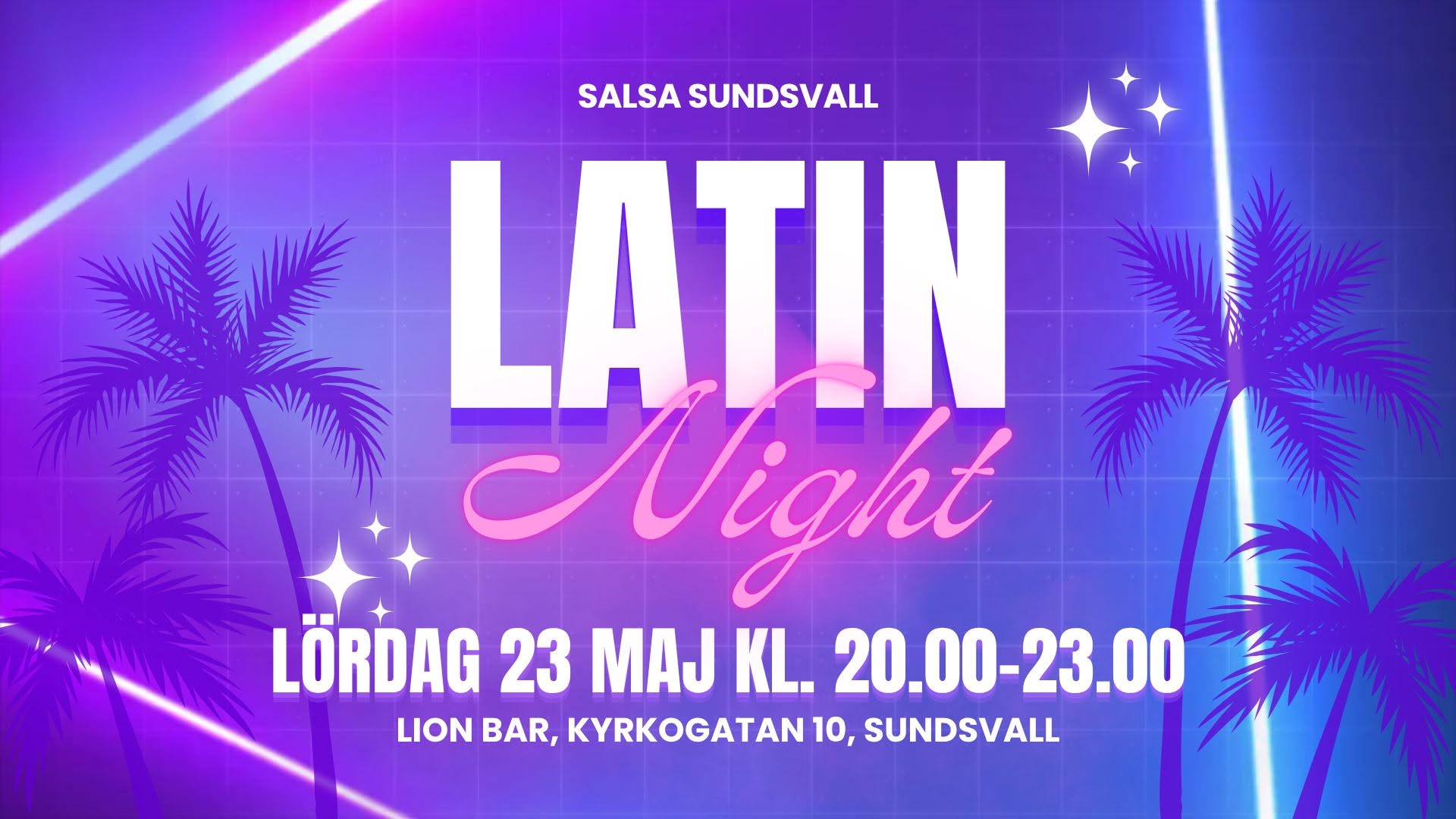 Latin Night 🎉✨ med Salsa Sundsvall