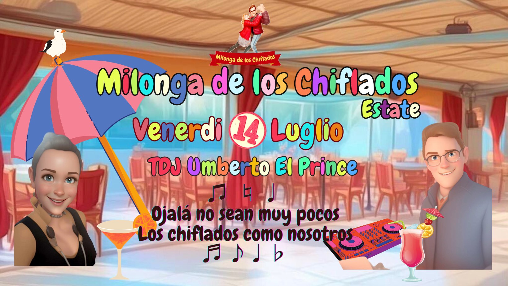 Milonga de Los Chiflados a luglio