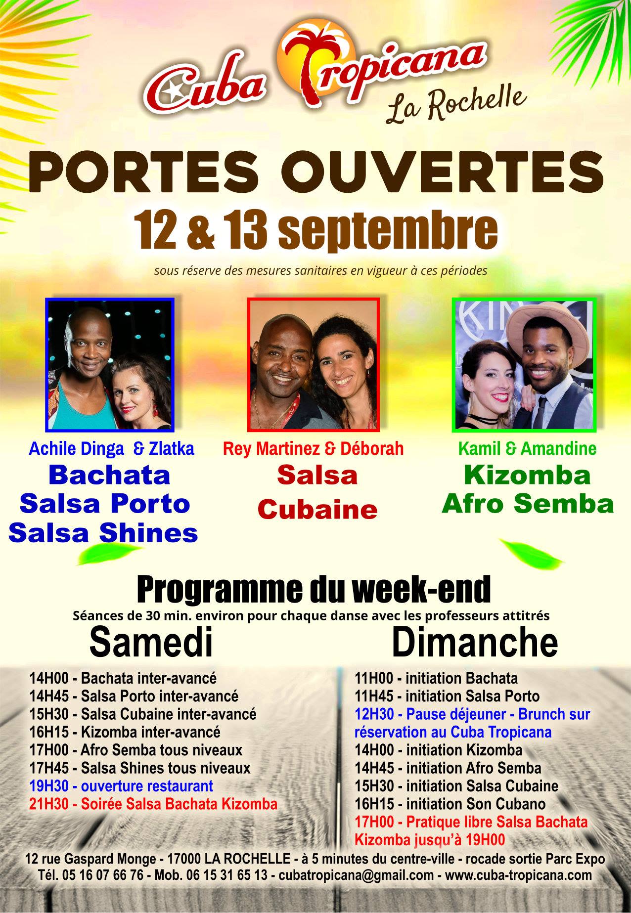 Portes ouvertes Salsa Bachata Kizomba