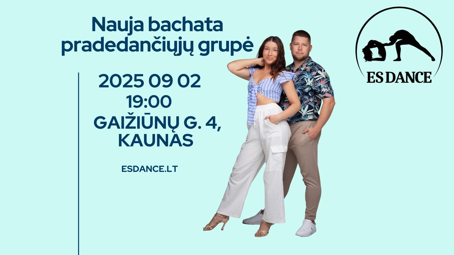 Nauja pradedančiųjų bachatos šokių grupė 09 02