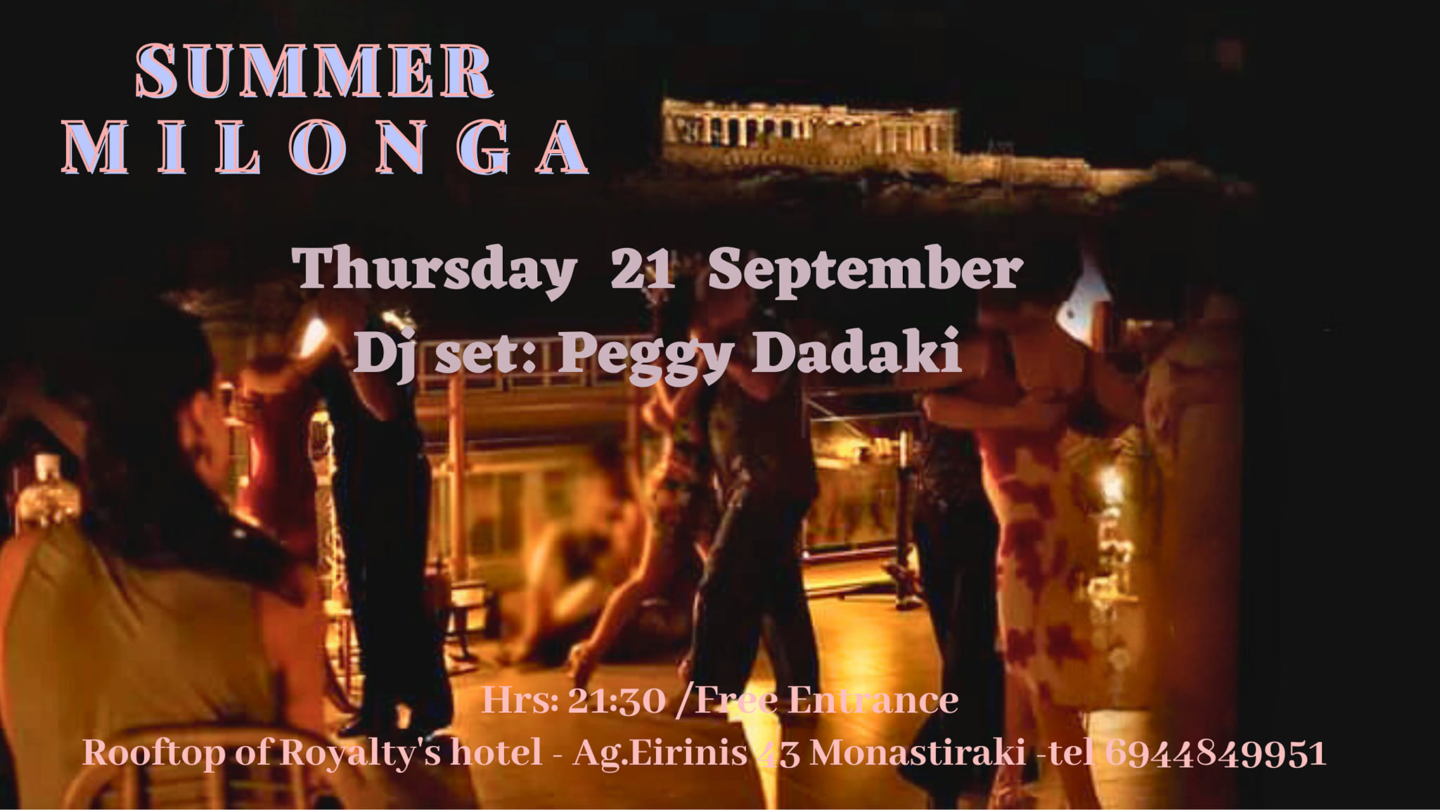 Balcón de tango - Summer Milonga - Dj set : Peggy Dadaki