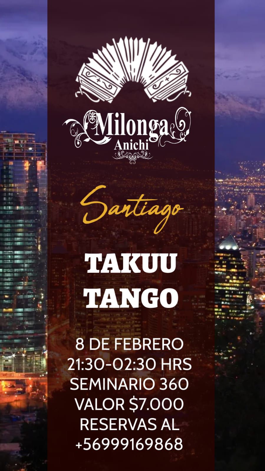 Milonga Anichi en Takuu Tango