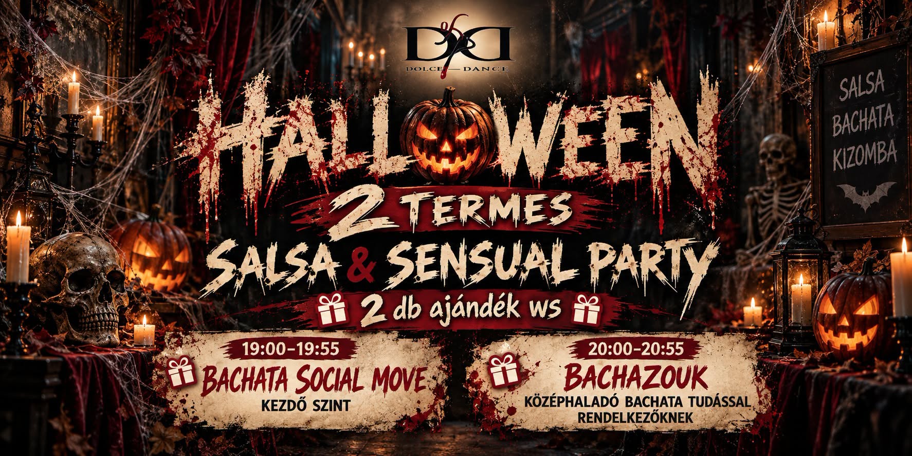 👻💀2 termes Salsa&Sensual Halloween Party - Kecskemét