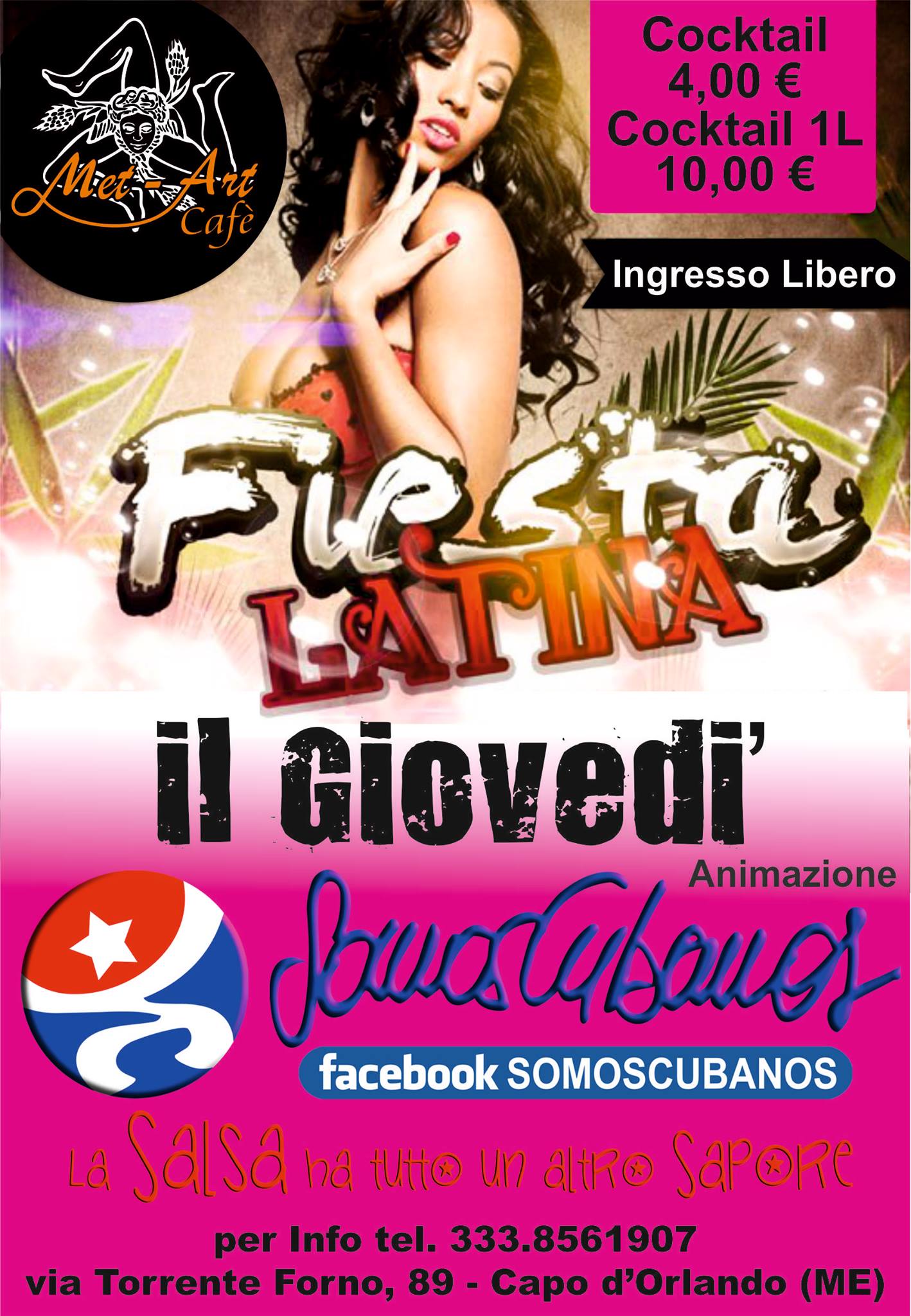 il Giovedì Latino al "Met-Art Cafè" >>> 5° Anniversary