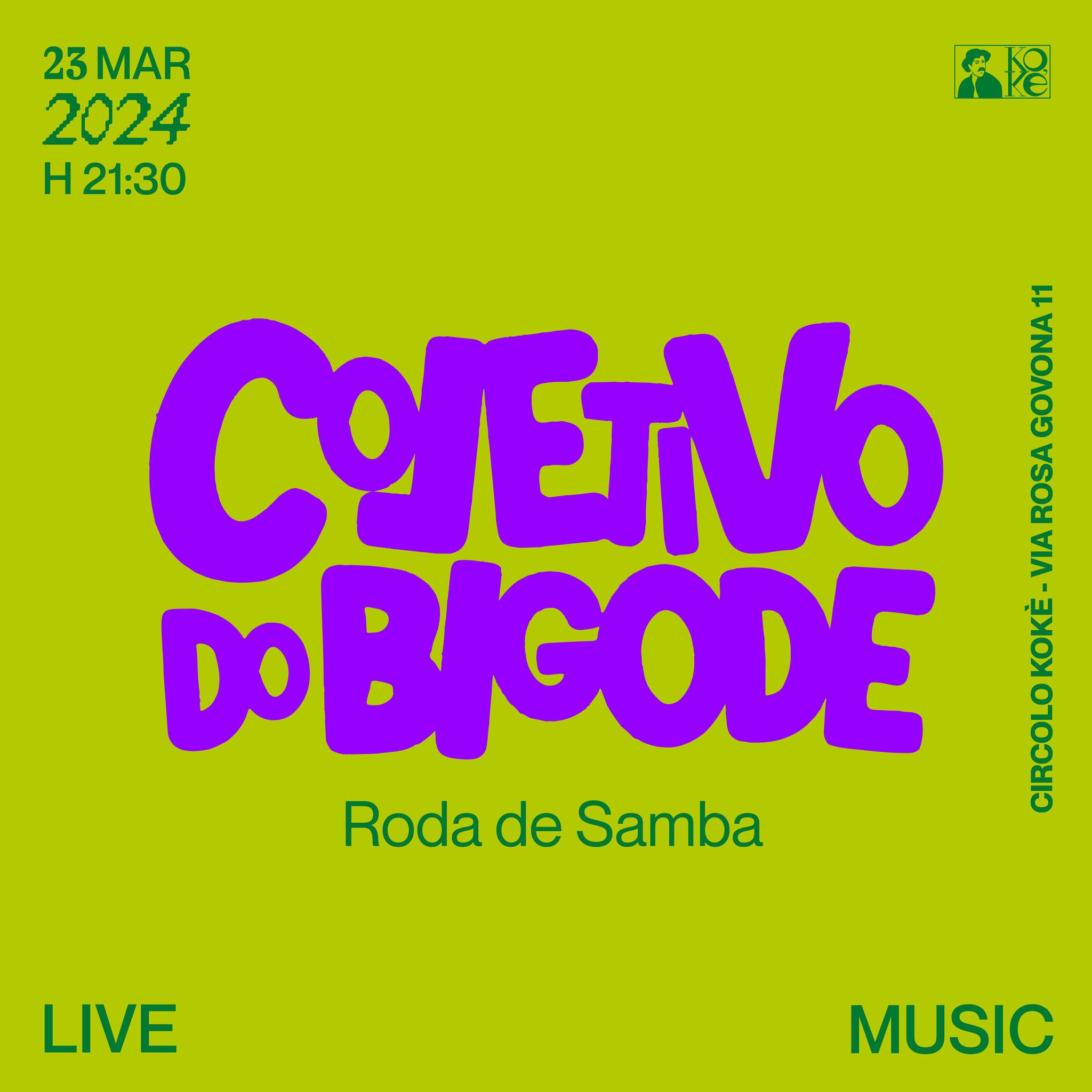 RODA DE SAMBA COLETIVO DO BIGODE
