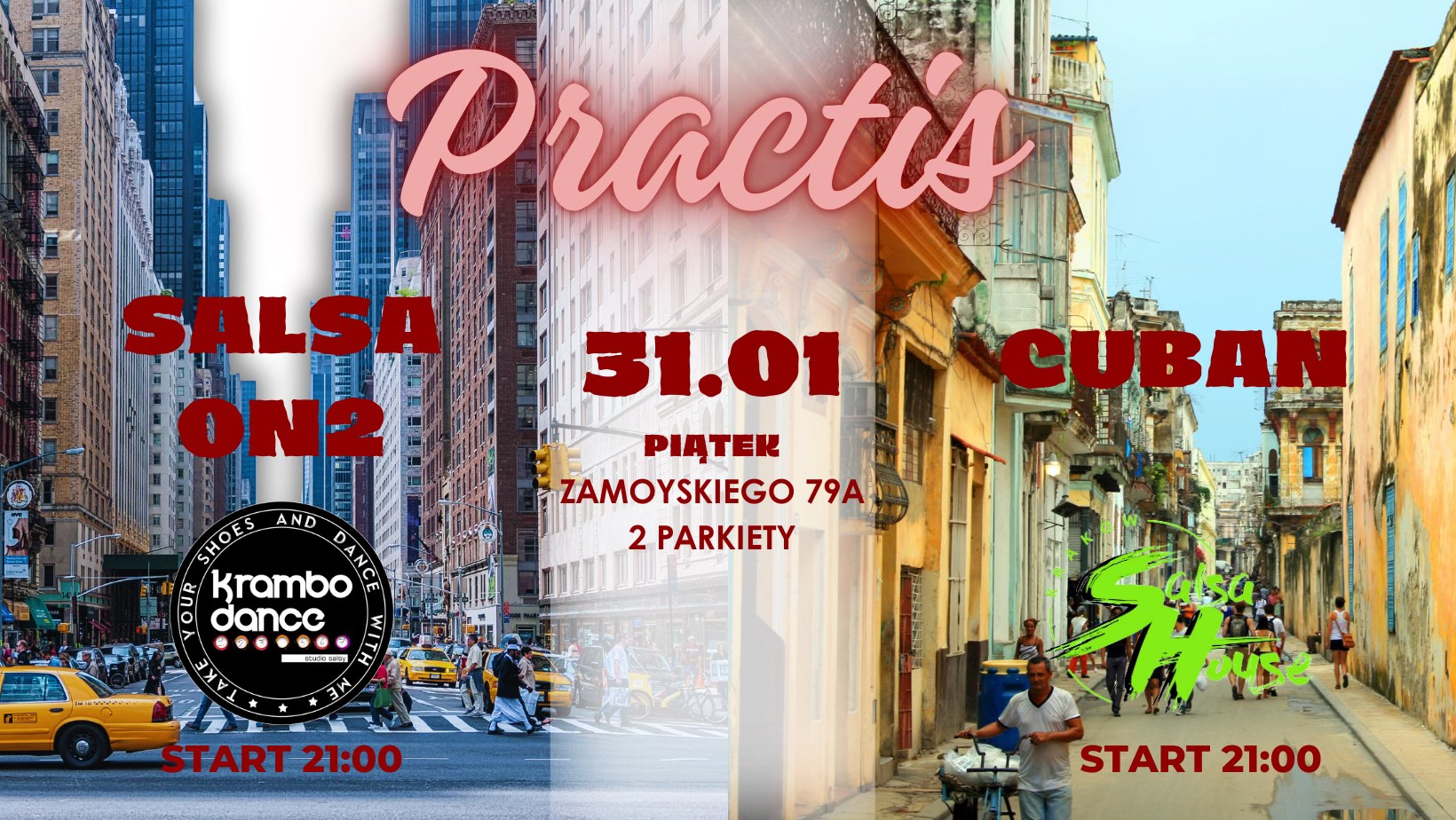 📢 Practis Salsa On2 & Cuban