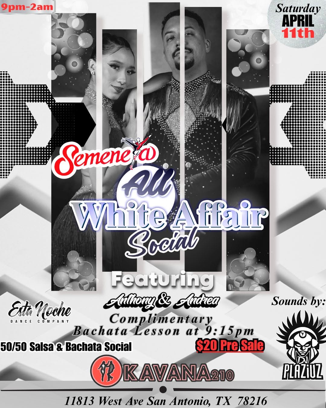 All White Affair Social - Semeneya