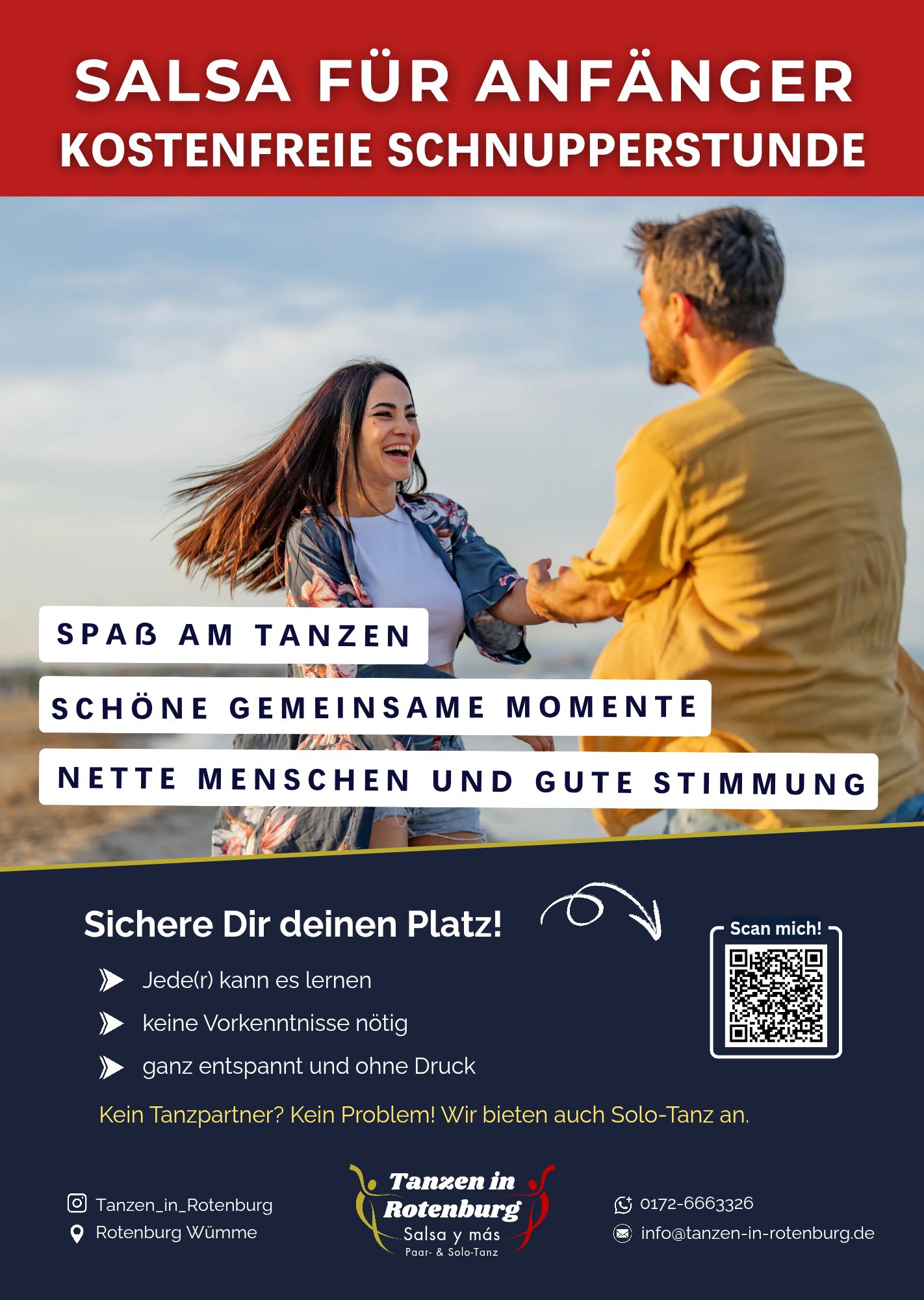 Salsa Schnupperstunde für Paare