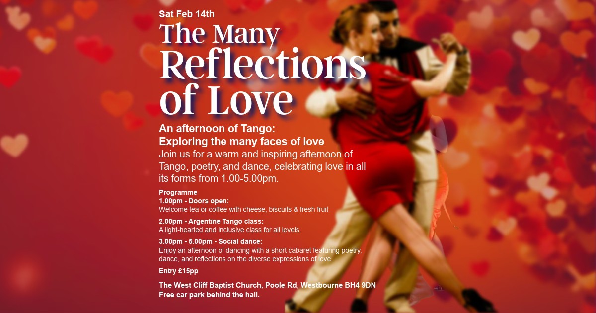The Many Reflections of Love - an afternoon of Tango, poetry & Dance for all