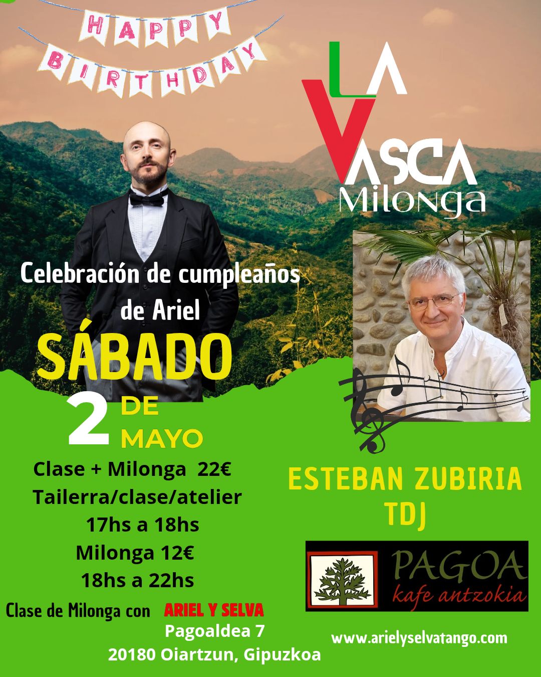 La vasca Milonga Sábado de tarde
