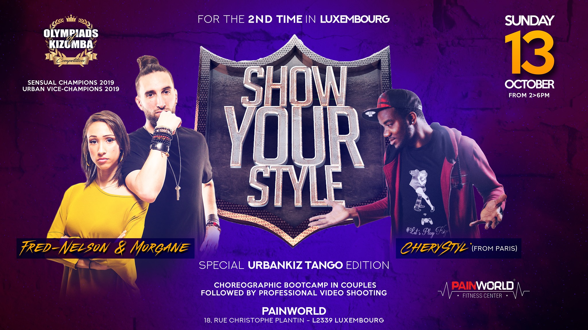 2nd SHOW YOUR STYLE in Lux - Fred-Nelson & Morgane and CheryStyl