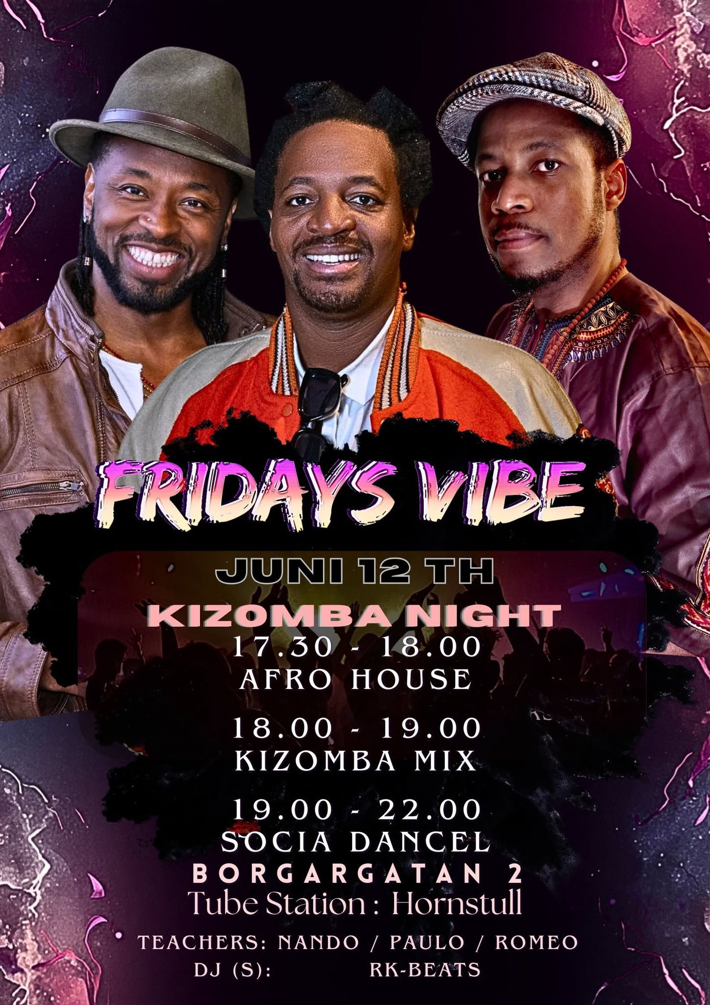 Fridays Vibe Afro House, Amapiano, Kizomba & Social Dance