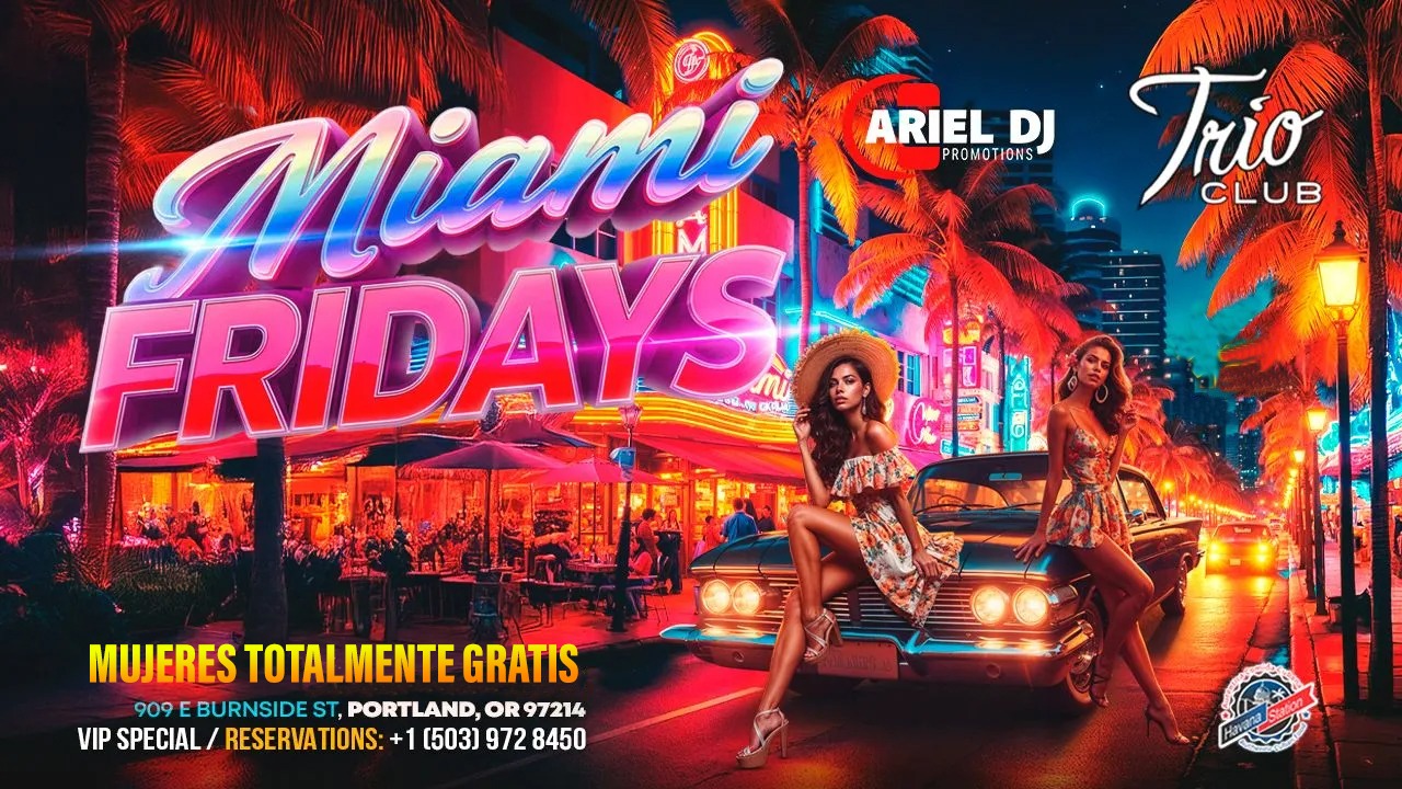 Miami Friday Night at Trio CLUB
