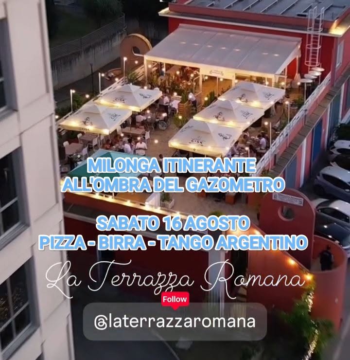 ESTATE ROMANA ALLA TERRAZZA ROMANA AL GAZOMETRO