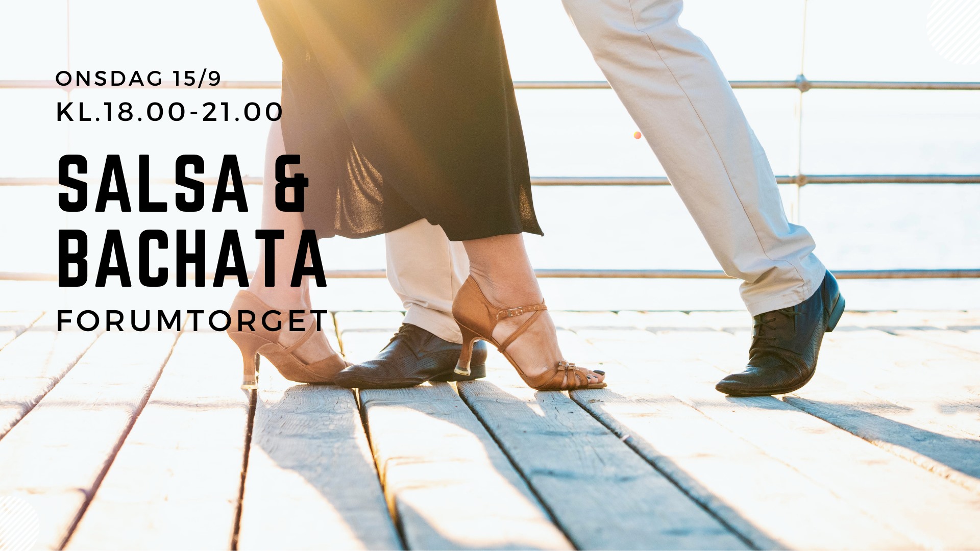 Salsa & Bachata på Forumtorget - onsdag 15:e september