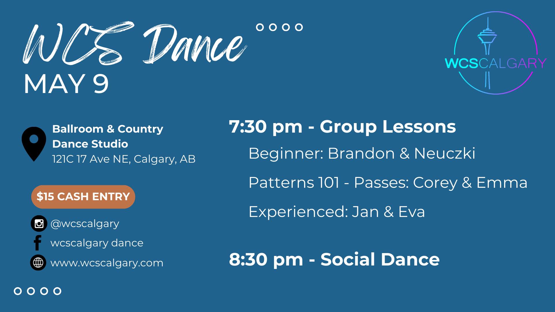 West Coast Swing Dance Night!