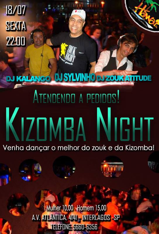 LISTA DE DESCONTO ENCERRADA para Kizomba Night!